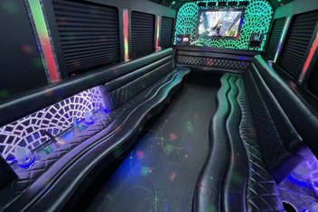 Nashville Limo Bus Interior