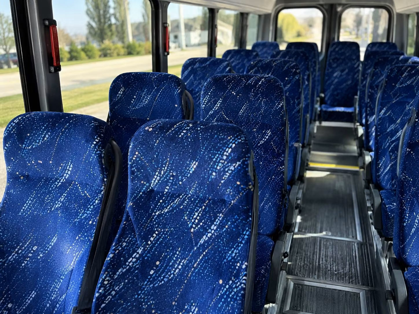 15 passenger minibus interior