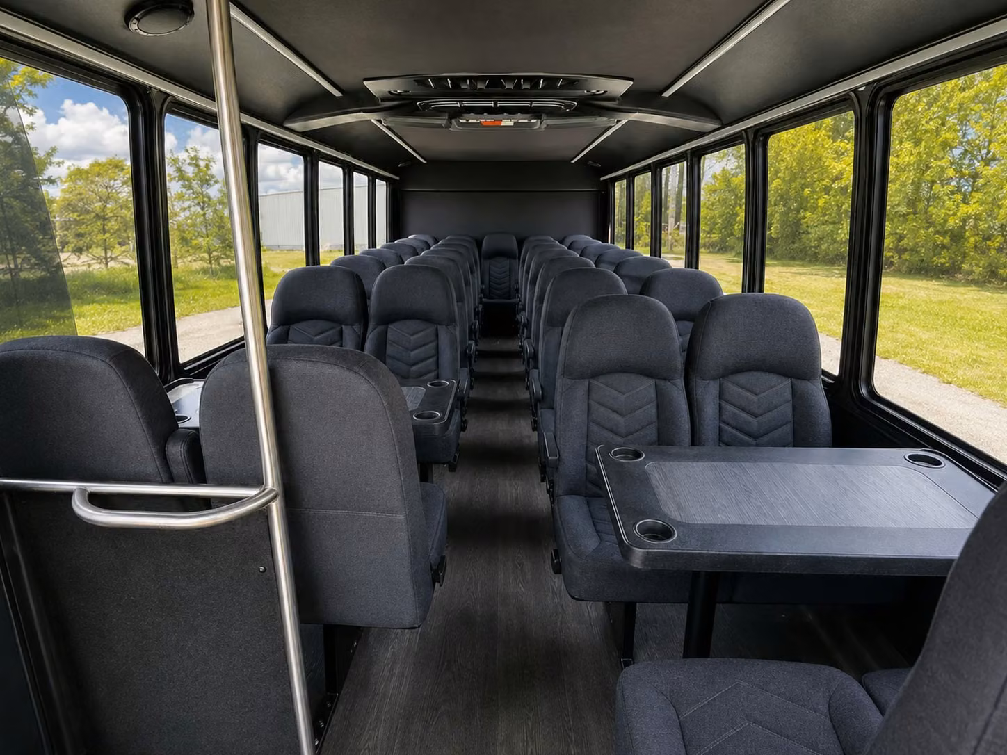 20 passenger minibus inside