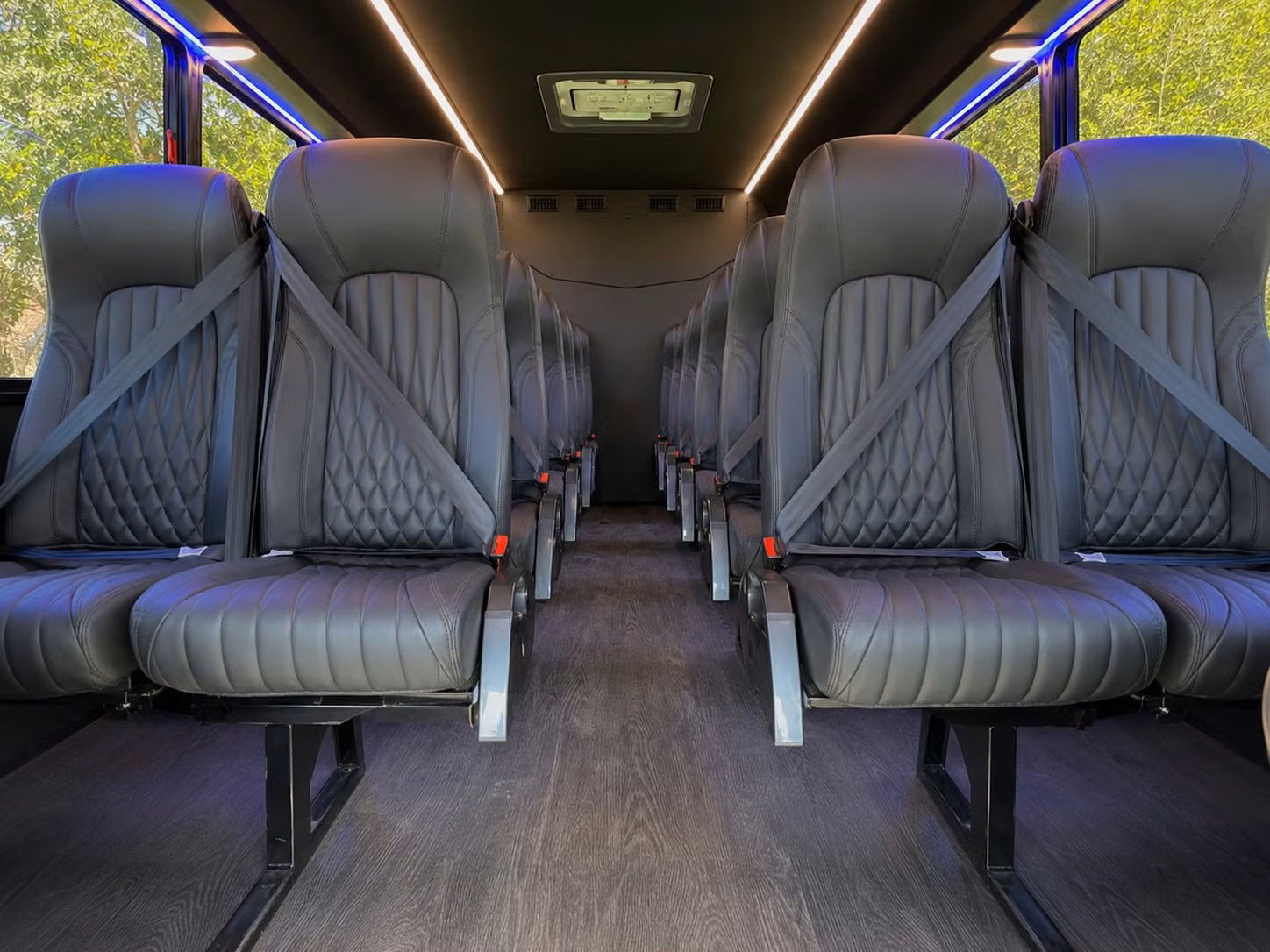 20 passenger minibus interior
