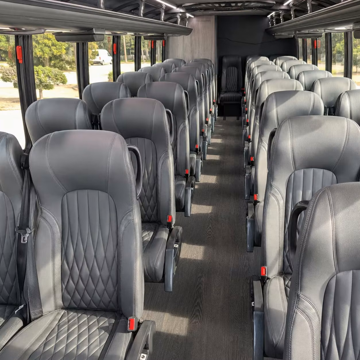 25 passenger minibus interior