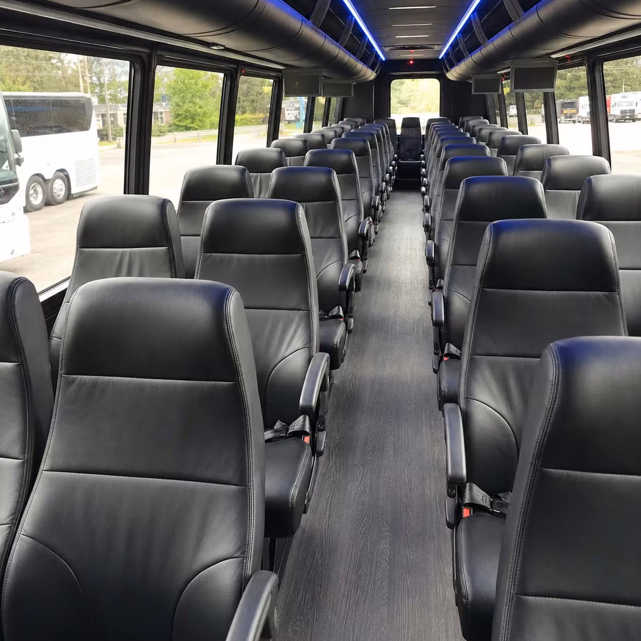 35 passenger minibus inside