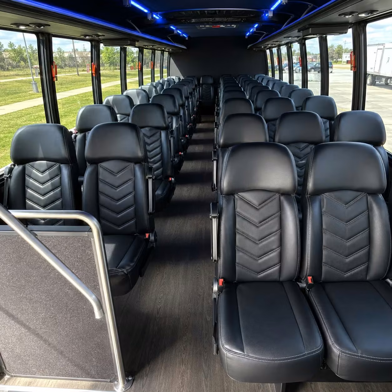 35 passenger minibus interior