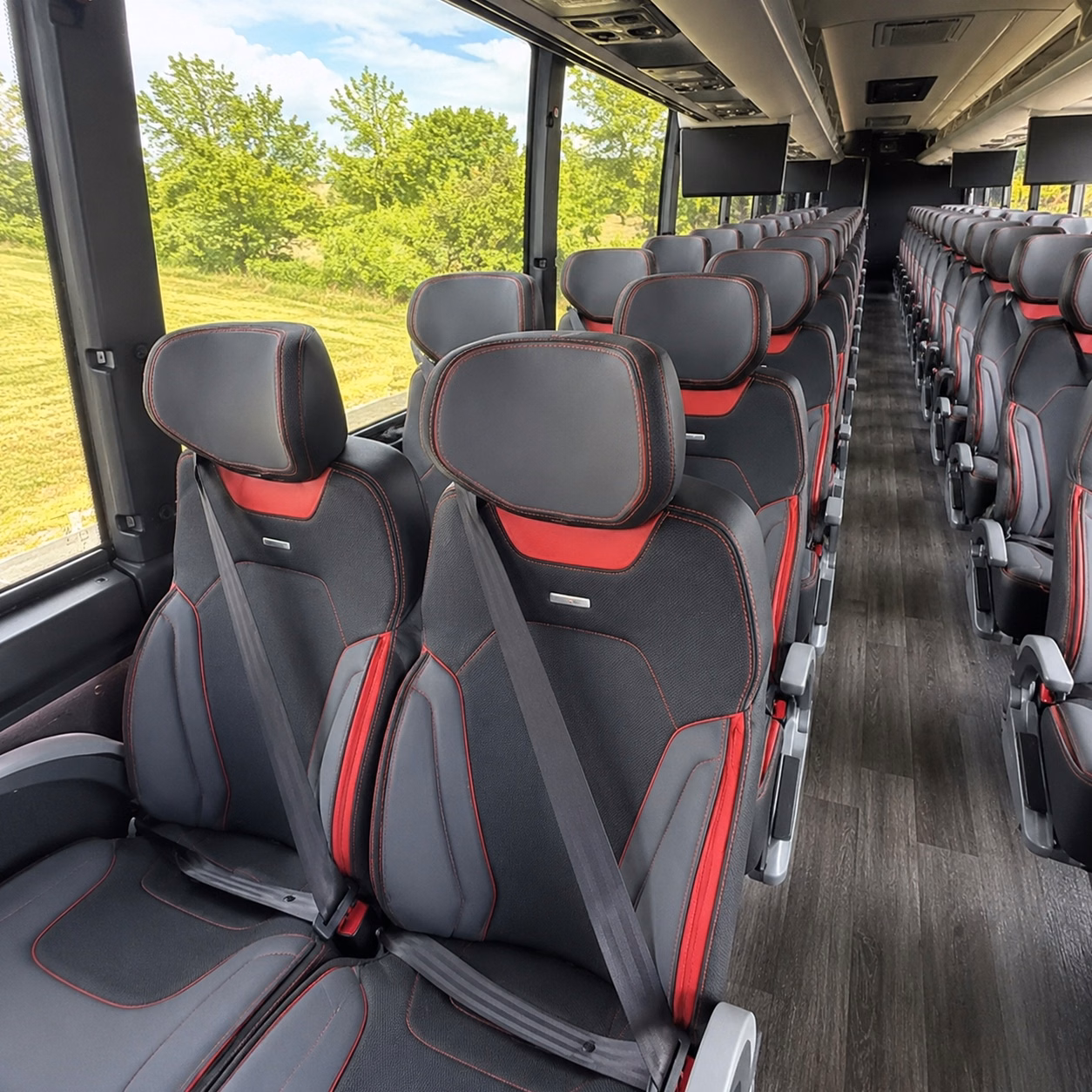 nashville charter bus interior