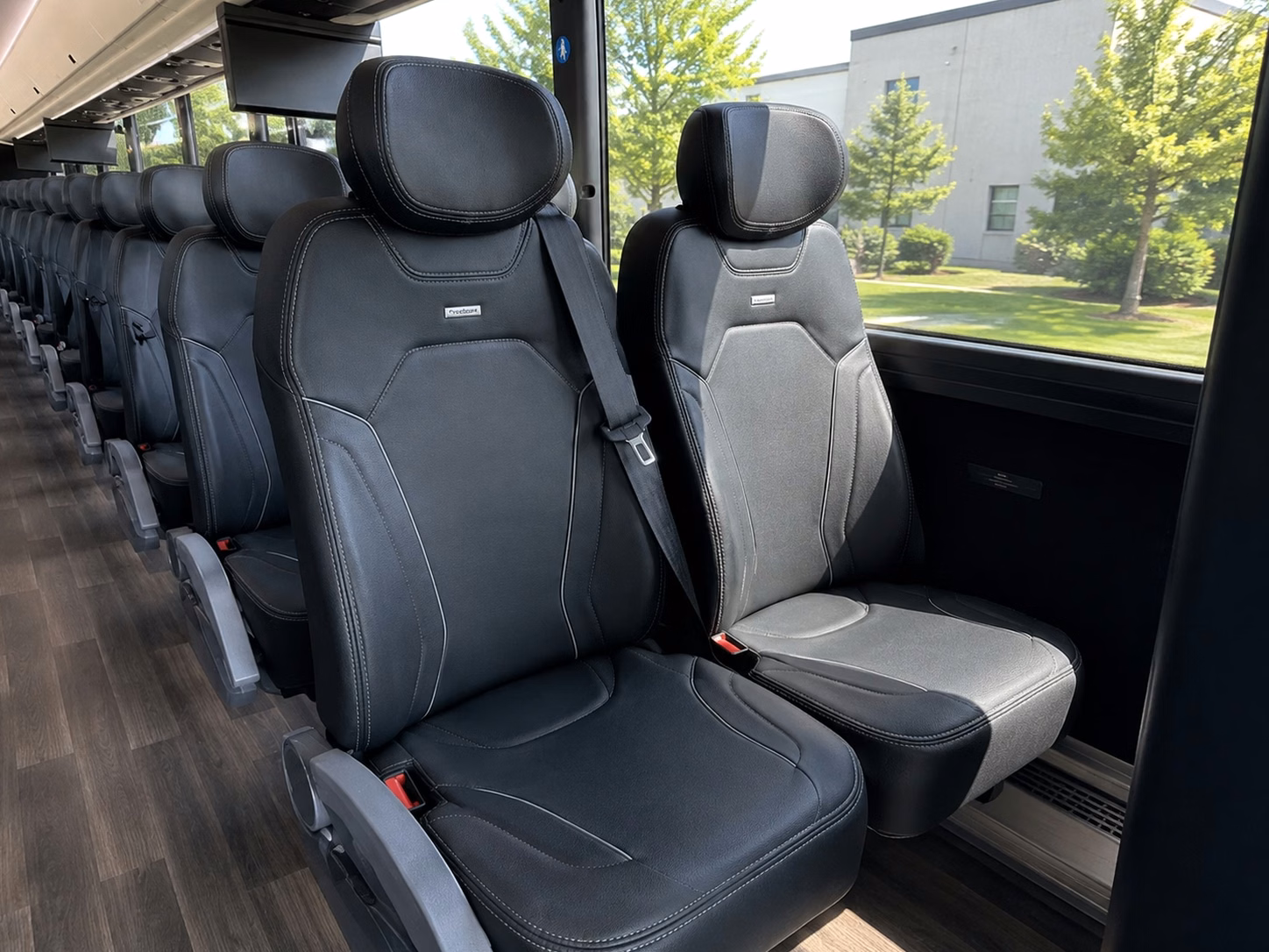 nashville charter bus rental interior